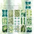 Deko-Papier im Wald-Stil für Scrapbooking mit 15 verschiedenen Vintage-Botaniker-Motiven - Wald-Folios