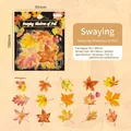 Ahornblatt PET-Sticker-Set im herbstlichen Aquarell-Stil für DIY-Scrapbooking, 30 Stück - Schwankende Schatten des Herbstes