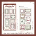 Autocollants cadres vintage Gentle Vine pour scrapbooking DIY et décoration de collage - Vigne Douce