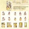 Lot de stickers PET Prélude Relaxant avec scènes de vie quotidienne pour scrapbooking - Temps Paresseux