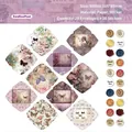 Vintage DIY stationery set with floral butterfly envelopes and sealing stickers - Butterfly Postage
