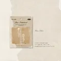 Retro MO-CARD torn-edge sticky notes with white rose floral art and writable paper - Rose Letter
