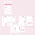 Papier de scrapbooking texturé Rococo Dawn, 30 feuilles aux motifs floraux vintage - Aube Rococo