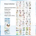 Breeze Collection waterproof PET stickers for DIY scrapbooking with figure scenery designs - Breeze Album