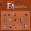 Halloween PET stickers set featuring 15 unique spooky designs for scrapbooking - Halloween Carnival