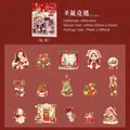 Christmas theme PET sticker pack with 15 designs featuring Santa and reindeer motifs - Christmas Adventure
