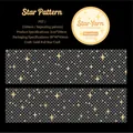 Nastro adesivo PET decorativo con stelle dorate per scrapbooking e fai-da-te - Motivo a stelle
