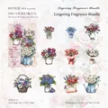 Lingering Fragrance Bundle PET vintage flower stickers set for floral junk journals - Lingering Fragrance Bundle
