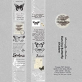 Ruban PET décoratif Butterfly Shadow rétro pour scrapbooking et journaux artistiques - Ombre de Papillon