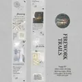 Fleeting Fireworks vintage PET decorative tape with matte finish and fireworks motifs - Fleeting Fireworks