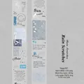 Rainy scratches matte PET decorative tape with cloud and umbrella patterns for scrapbooking - Sound of Rain Scratches