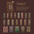 Adesivi vintage goffrati in stile europeo per scrapbooking, set di 20 carte rigide d'arte - Motivo europeo