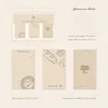 Retro afternoon baking themed sticky notes made of white kraft paper with 90 sheets - Afternoon Baking