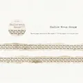 Vintage woven X-pattern washi tape in light weave style for DIY scrapbooking decor - Shallow Woven Straps