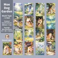 Niedliches Shiba Inu Garten Washi Tape, Aquarell DIY Bastelband Blumen, 80mm x 2m - Süßer Hundegarten