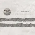 Industrial style Mortar Joint Pin washi tape with cement grey concrete pattern print - Mortar Joint Pin