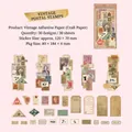 30pcs Retro Memories vintage stamp stickers made of white kraft paper for scrapbooking - Vintage Stamp