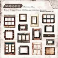 Vintage Film-Aufkleber für DIY Scrapbooking mit 15 lasergeschnittenen Teilen - 6. Geheimnisvolles Album