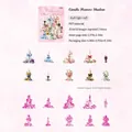 European vintage PET stickers featuring shell light craft floral candle designs - Flower Shadow