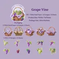 Pegatinas de vid para diarios hechas de materiales PET y papel kraft blanco de calidad - Vides de Uva