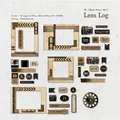 Set mit 40 Vintage Kamera Aufklebern für kreatives Scrapbooking und DIY Dekoration - Objektiv-Log (3.镜头日志)