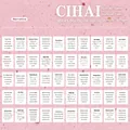 Retro style mini collage papers with 50 sheets featuring decorative English phrases - Narrative