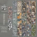 Nastro washi con motivi di ciottoli naturali per scrapbooking e decorazioni - Ghiaia