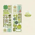 Morima Bu House forest theme fabric texture clover decorative tape for DIY scrapbooking - Morima Bu House
