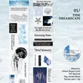 Nastro adesivo in PET a tema marino con meduse e conchiglie per scrapbooking DIY - Sogno di Marea