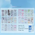 50 hojas de pegatinas PET tema estelar para journaling y scrapbooking DIY proyectos - Estado De Ánimo