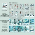 Set di adesivi invernali Polar Starlight in PET e carta washi per scrapbooking fai-da-te - Luce Stellare Polaris