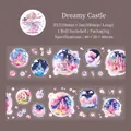 Ruban PET de 50 mm à thème de château de rêve pour la décoration de journaux créatifs DIY - Château de Rêve