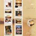 Twilight PET tape for DIY scrapbooking with 40mm wide vintage film photo designs - Warm Roaming