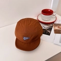 Caramel brown quick-dry five-panel camp hat with triangle cool patch for outdoors - 56-58cm / Coffee