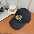 Casquette de baseball noire à séchage rapide avec broderie jaune sur un bureau - 56-58cm (Réglable) / Noir
