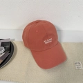 Washed rust red baseball cap with white All Lives Revive embroidery for men and women - 56-58cm Adjustable / Lotus Pink