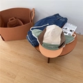 Chapka en velours côtelé pour enfant avec patchwork coloré et doublure chaude - 2-6 Ans (48-52cm) / Khaki