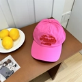 Casquette de baseball rose séchage rapide avec broderie ATHL. DEPT. rouge - 56-58cm Ajustable / Rouge Rose
