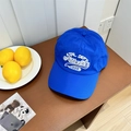 Casquette de baseball bleu roi à séchage rapide avec broderie ATHL. DEPT. sur bois - 56-58cm Ajustable / Bleu Saphir