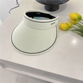 Visiera parasole verde chiaro in seta di ghiaccio con tesa larga per protezione uv esterna - 56-59cm (Regolabile) / verde chiaro