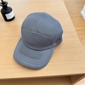 Breathable grey mesh baseball cap with lightweight five-panel design for summer - Kids (Adjustable 2-7 Years) / Gray