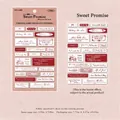 Fabric quote stickers in Sweet Appointment style for DIY scrapbooking and journal decor - Sweet Promise