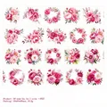 Ruban adhésif décoratif en PET avec motifs de pivoines et roses vintage pour le journalisme - Fleurs Sauvages (5844673004749)