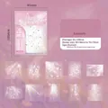Adesivi decorativi PET Light Moment stile Backdate con 20 motivi viola da sogno - Retrospezione / 20 Pezzi