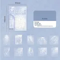 Adesivi olografici in PET Bubble di MissTime per journaling, confezione da 20 traslucidi - Bolle Fantasma / 20 Pezzi