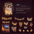 Romantische PET-stickerset met schelp lichtfolie voor scrapbooking decoratie - 1. Romantisch Warm Licht