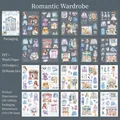 Romantic Wardrobe scrapbooking stickers with PET and washi paper in 10 diverse designs - 20 Sheets / Romantic Clothing (Girl's Wardrobe Series)