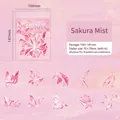 Roze Sakura Mist kristal PET-stickers voor scrapbooking met 20 stuks voor DIY kunst decor - Kersenmist