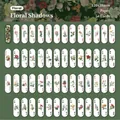 Retro Floral Epistles card set with 54 vintage botanical DIY paper bookmarks - Flower Shadow