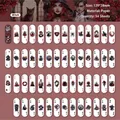 54-piece vintage Gothic Witch poker cards set for DIY scrapbooking, 120x38mm paper cards - Witch